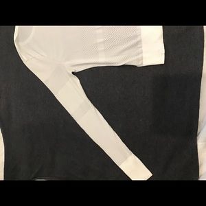 Lululemon White Breeze By long sleeve top.